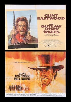 Lot #547 - OUTLAW JOSEY WALES (1976) AND PALE RIDER (1985) - Two UK Quads, 1976, 1985