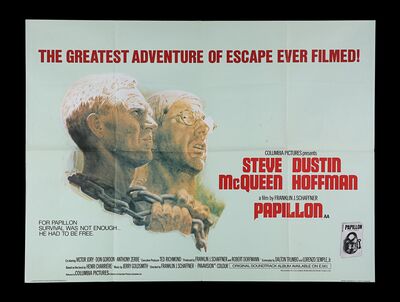 Lot #549 - PAPILLON (1973) - UK Quad, 1973