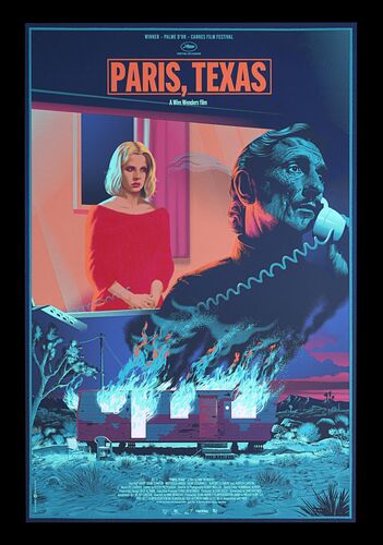 Lot #551 - PARIS, TEXAS (1984) - Hand-numbered Limited Edition Mondo Print, 2020