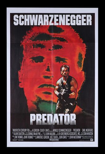 Lot #561 - PREDATOR (1987) - British One-Sheet, 1987