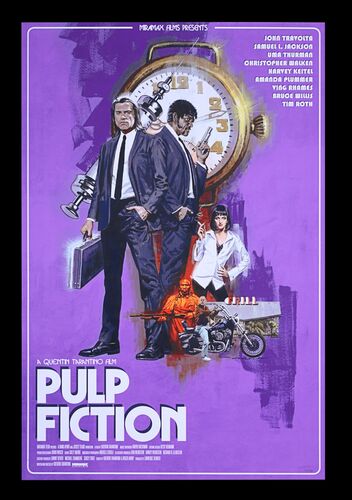 Lot #567 - PULP FICTION (1994) - Hand-numbered Limited Edition Private Commission Print, 2016