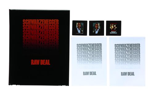 Lot #571 - RAW DEAL (1986) - FEREF ARCHIVE: Original Transparency, matching Negative and Three 35mm Slides, 2021