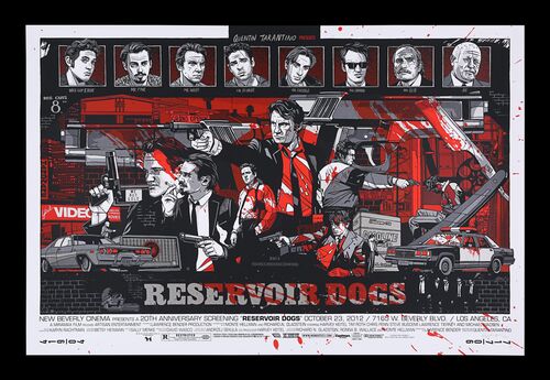 Lot #574 - RESERVOIR DOGS (1992) - Signed and Numbered Limited Edition Mondo Print, 2012