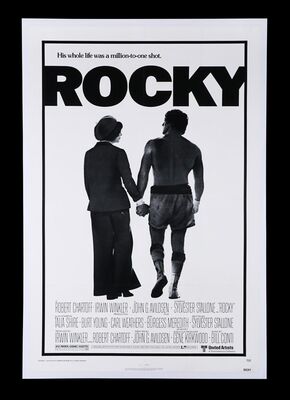 Lot #581 - ROCKY (1976) - Style A US One-Sheet, 1977