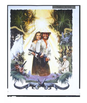 Lot #585 - ROMANCING THE STONE (1984) - FEREF ARCHIVE: Original Transparency with 1 of 1 Proof Print, 2021