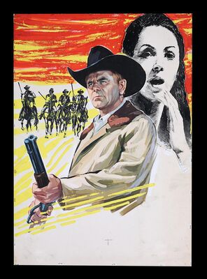 Lot #587 - SANTEE (1973) - Original Final Italian Poster Artwork, 1973
