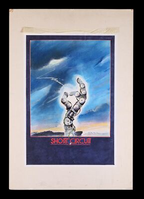 Lot #602 - SHORT CIRCUIT (1986) - Original Poster Concept Artwork, 1986