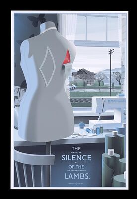 Lot #603 - THE SILENCE OF THE LAMBS (1991) - Hand-numbered Limited Edition Mad Duck Print, 2020