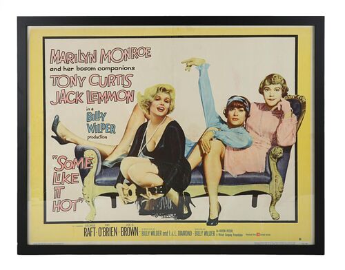 Lot #604 - SOME LIKE IT HOT (1959) - US Style B Half-Sheet, 1959