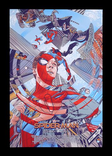 Lot #611 - SPIDER-MAN: HOMECOMING (2017) - Hand-numbered Limited Timed Edition Mondo Print, 2017