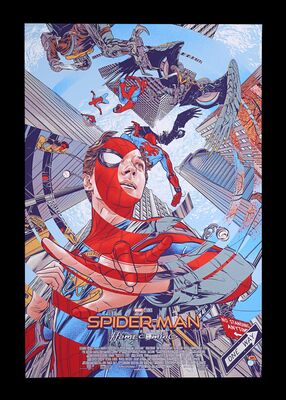 Lot #611 - SPIDER-MAN: HOMECOMING (2017) - Hand-numbered Limited Timed Edition Mondo Print, 2017