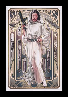 Lot #621 - STAR WARS: EP IV - A NEW HOPE (1977) - Signed and Hand-numbered Limited Edition Artist Proof Print, 2019
