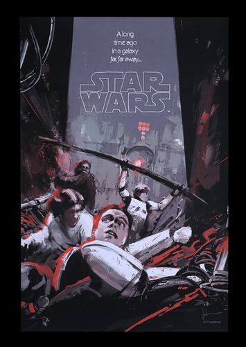Lot #644 - STAR WARS: EP IV - A NEW HOPE (1977) - Hand-numbered Limited Edition Timed Mondo Print, 2016