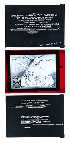 Lot #659 - STAR WARS: EP V - THE EMPIRE STRIKES BACK (1980) - FEREF ARCHIVE: Original Negatives