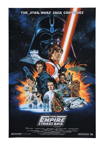 Lot #666 - STAR WARS: EP V - THE EMPIRE STRIKES BACK (1980) - Hand-numbered Limited Edition Private Commission Print, 2019