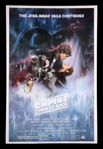 Lot #672 - STAR WARS: EP V - THE EMPIRE STRIKES BACK (1980) - US 60 x 40 Poster, 1980