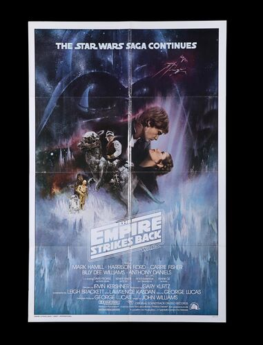 Lot #673 - STAR WARS: EP V - THE EMPIRE STRIKES BACK (1980) - US/ International One-Sheet - 'Gone With the Wind' Style A, 1980