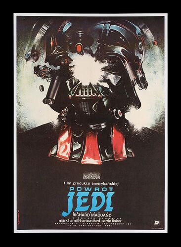 Lot #686 - STAR WARS: EP VI - RETURN OF THE JEDI (1983) - Polish One-Sheet, 1984