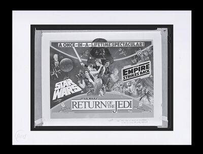 Lot #692 - STAR WARS: A NEW HOPE/ EMPIRE STRIKES BACK/RETURN OF THE JEDI TRIPLE BILL (1983) - FEREF ARCHIVE: Original Negative with 1 of 1 Proof Print, 2021