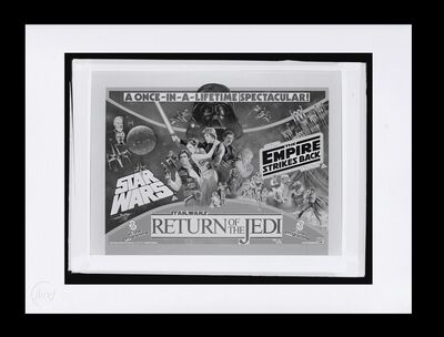 Lot #693 - STAR WARS: A NEW HOPE/ EMPIRE STRIKES BACK/RETURN OF THE JEDI TRIPLE BILL (1983) - FEREF ARCHIVE: Original Negative with 1 of 1 Proof Print, 2021