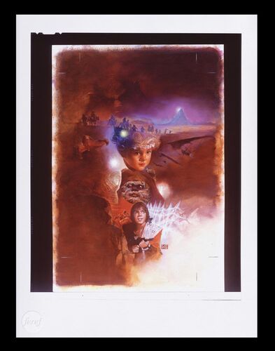 Lot #695 - STAR WARS: CARAVAN OF COURAGE: AN EWOK ADVENTURE (1984) - FEREF ARCHIVE: Original Transparency with 1 of 1 Proof Print, 2021
