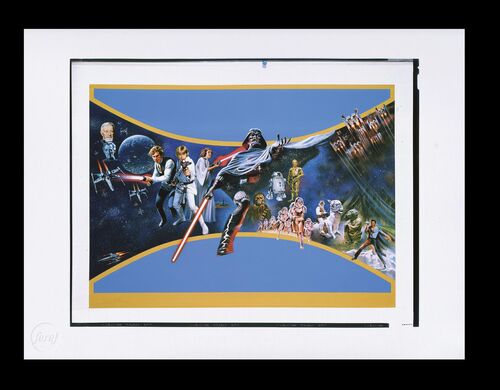 Lot #701 - STAR WARS: ORIGINAL TRILOGY DOUBLE BILL (1980) - FEREF ARCHIVE: Original Transparency with 1 of 1 Proof Print, 2021