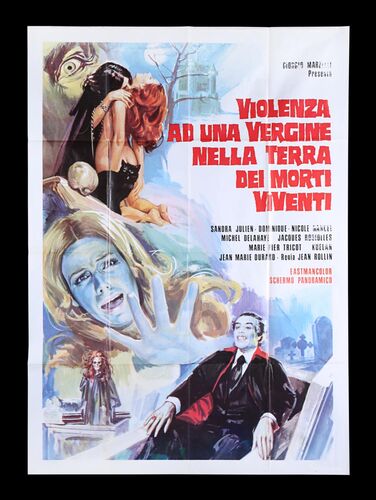 Lot #709 - STRANGE THINGS HAPPEN AT NIGHT (1971) - Italian One Panel (2-Fogli), 1974