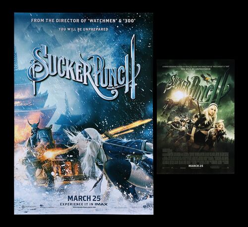 Lot #713 - SUCKER PUNCH (2011) - Bus Shelter Poster and One-Sheet, 2011