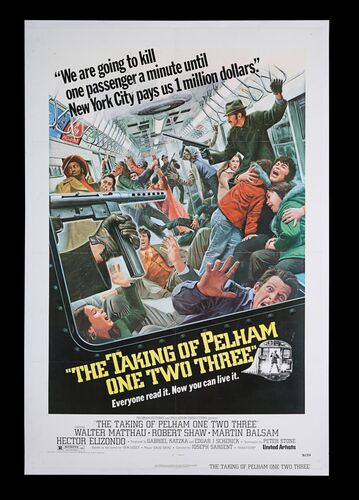 Lot #721 - THE TAKING OF PELHAM 123 (1974) - US One-Sheet, 1974