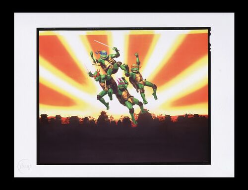 Lot #727 - TEENAGE MUTANT NINJA TURTLES III (1993) - FEREF ARCHIVE: Original Transparencies, Negatives, 35mm Slides and Photograph with 1 of 1 Proof Print, 2021