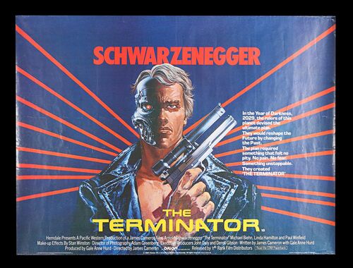 Lot #732 - THE TERMINATOR (1984) - UK Quad, 1984