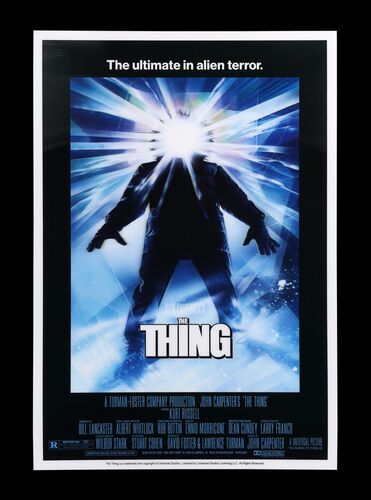 Lot #741 - THE THING (1982) - Limited Edition Lenticular Poster by Vice Press - Title and Credits Style, 2021
