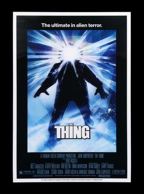 Lot #741 - THE THING (1982) - Limited Edition Lenticular Poster by Vice Press - Title and Credits Style, 2021