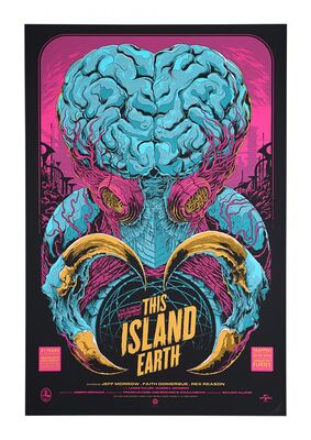 Lot #744 - THIS ISLAND EARTH (1955) - Hand-numbered Limited Edition Mondo Print, 2014