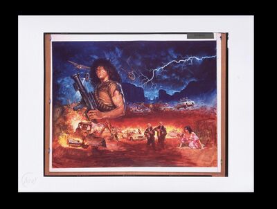 Lot #749 - THUNDER (1983) - FEREF ARCHIVE: Original Transparency with 1 of 1 Proof Print, 2021