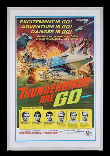 Lot #750 - THUNDERBIRDS ARE GO (1966) - US One-Sheet, 1967
