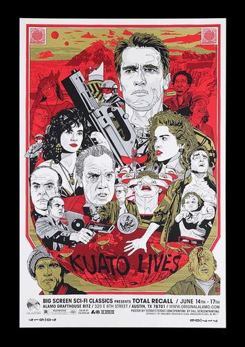 Lot #752 - TOTAL RECALL (1990) - Hand-numbered Limited Edition Mondo Print, 2009