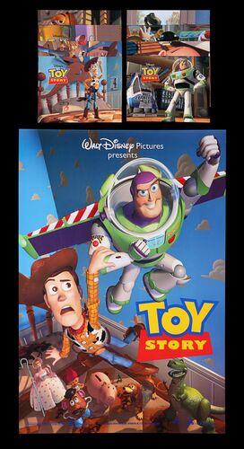 Lot #753 - TOY STORY (1995) - US One-Sheet and Complete Set of Eight Lobby Cards, 1995
