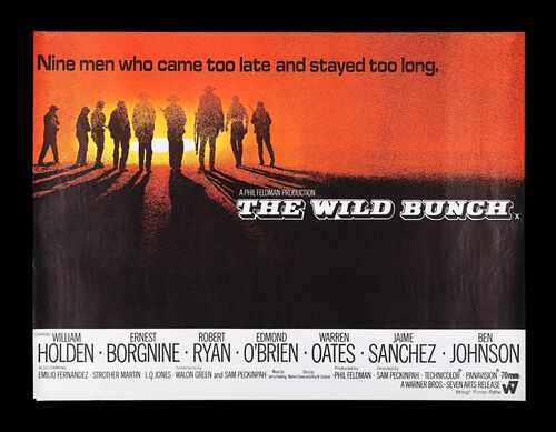 Lot #778 - THE WILD BUNCH (1969) - UK Quad (Roadshow Style), 1969
