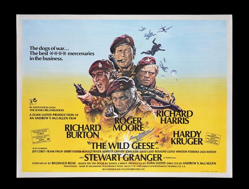 Lot #779 - THE WILD GEESE (1978) - UK Quad, 1978