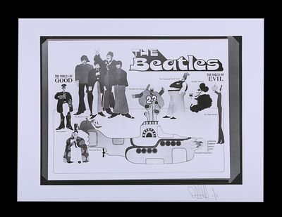 Lot #791 - YELLOW SUBMARINE (1968) - FEREF ARCHIVE: Original Poster Concept Negative and a 1 of 1 Proof Print, 2021