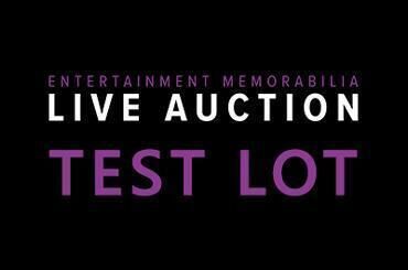 DAY 2 HAS ENDED - BIDDING PRACTICE TEST LOT - PLEASE TEST YOUR BID BUTTON - THE VIDEO STREAM WILL BEGIN at 14:50 GMT / 06:50 PST