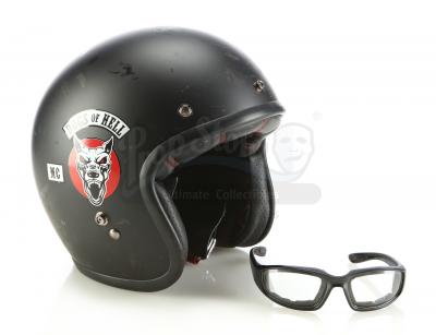 Lot # 2: Marvel's The Punisher (TV Series) - Dogs of Hell Motorcycle Helmet And Goggles