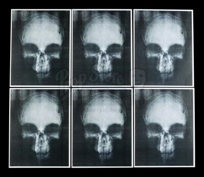 Lot # 88: Marvel's The Punisher (TV Series) - Six Copies of Frank Castle's Skull X-Ray