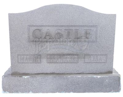 Lot # 153: Marvel's The Punisher (TV Series) - Castle Family Tombstone