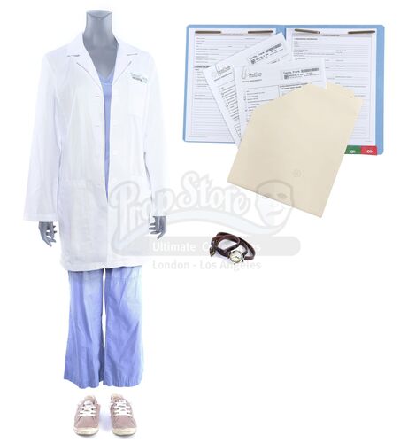 Lot # 215: Marvel's The Punisher (TV Series) - Amy Bendix's Hospital Costume and Frank Castle's Medical Files