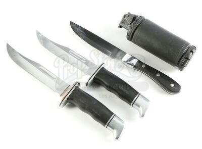 Lot # 287: Marvel's The Punisher (TV Series) - Frank Castle's Stunt Flash Bang Grenade with Three Knives