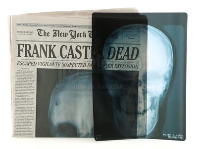 Lot # 303: Marvel's Daredevil (TV Series) - Frank Castle Head X-Ray and New York Examiner