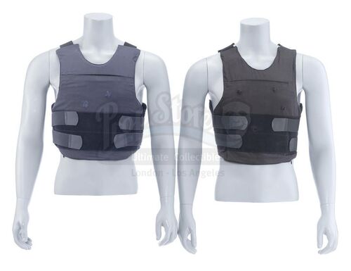 Lot # 288: Marvel's The Punisher (TV Series) - Frank Castle and Brett Mahoney's Bullet-Riddled Vests