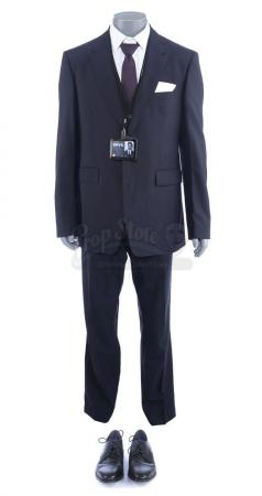 Lot # 13: Marvel's The Punisher (TV Series) - Billy Russo's Blue Suit Costume and Anvil ID